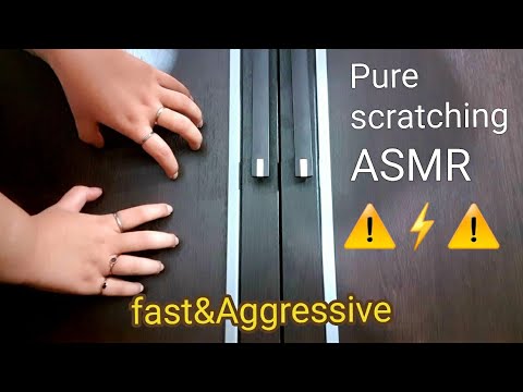 ASMR| intense fast and aggressive PURE scratching ASMR(only scratching)