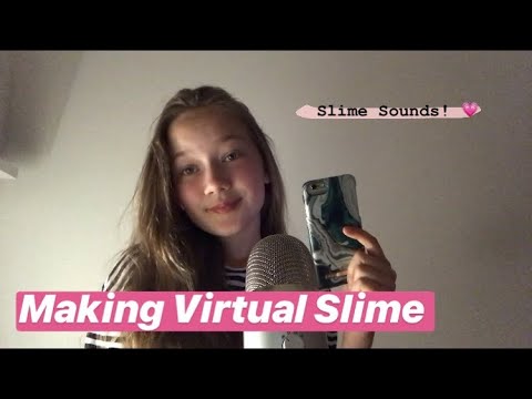 I Tried Playing A Virtual Slime Game | ASMR 🖤