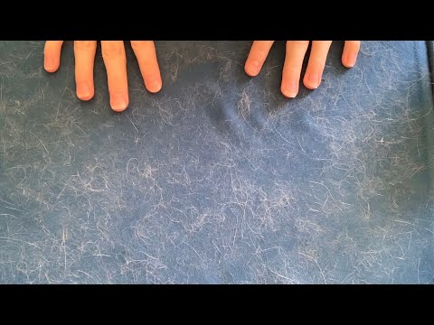 Fuzzy Fabric Rubbing and Plucking ASMR