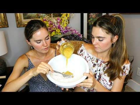 ASMR TWINS Baking Healthy Muffins - Relaxing & Sweet (whispered)