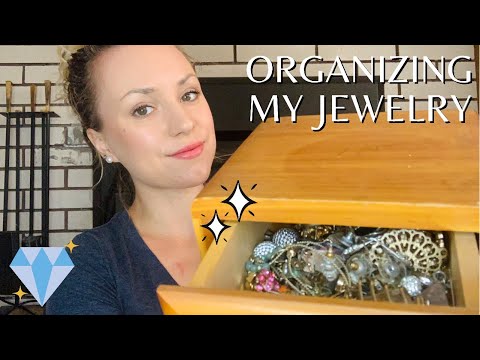 JEWELRY COLLECTION ASMR | Organizing Jewelry ASMR | ASMR Long Video | Mouth Sounds And Whispering