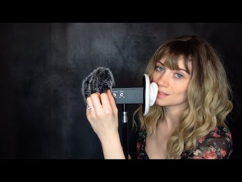ASMR- Most Gentle kisses on your Hairy Ear with Soothing Ear stroking