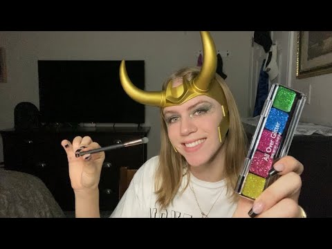 ASMR Soft Rambling While I Attempt To Do My Halloween Makeup (fail)