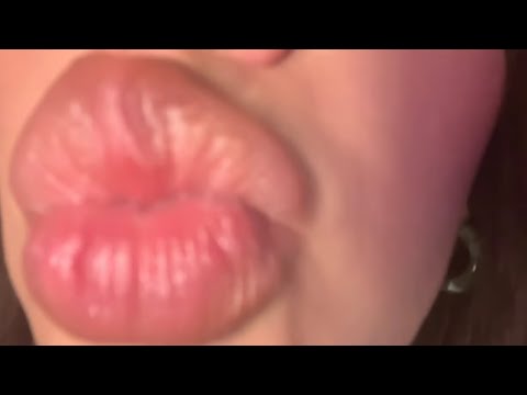 ASMR- Getting rid of your bad vibes, spit painting and some kisses! (Custom for Anthony🤎)