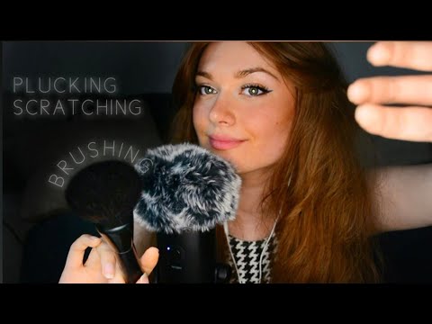 ✨️ASMR✨️ Plucking Away Your Negative Energy I Scratching I Brushing