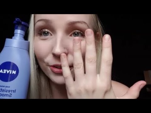 ASMR Hand Lotion Sounds - Rubbing and Sloppy Sounds
