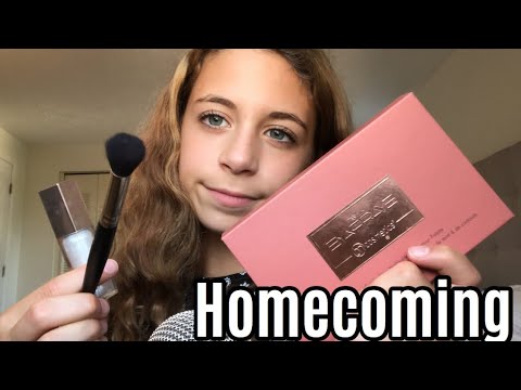 ASMR big sister does your makeup for Homecoming ROLEPLAY