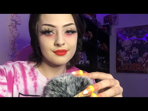 ASMR// hanging out with me( personal attention, tapping, mic scratching, and talking)