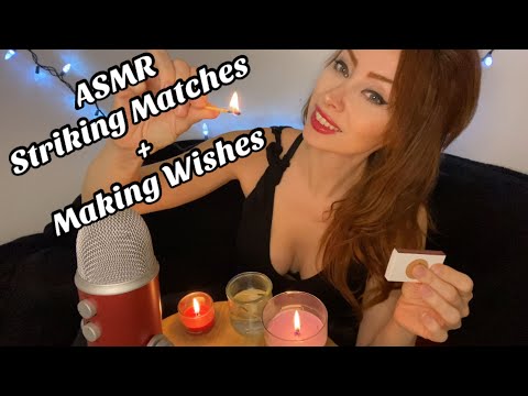 ASMR Match Lighting 🔥 + Wish Whispers ✨