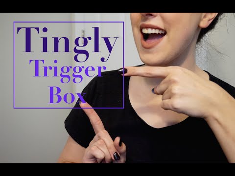 ASMR Tingly Trigger Box (Lots of Tapping, Crinkles, Scratching, Lotion sounds, and TONS more)
