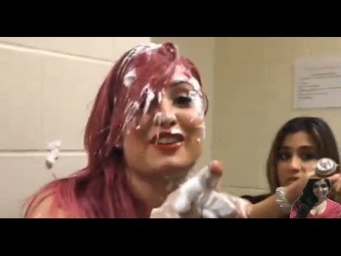 Demi Lovato Neon Lights Tour Fifth Harmony Backstage Pie In The Face Joke - review