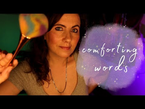 ASMR 💗Comforting Words and Face Brushing 💗 You're Loved & Powerful