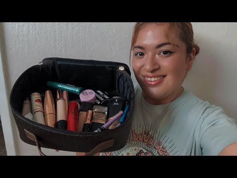 ASMR| Organizing my prop makeup- rummaging & soft spoken