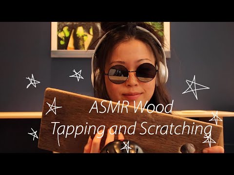 ASMR Wood Scratching and Tapping (Assortment of Wooden Objects)