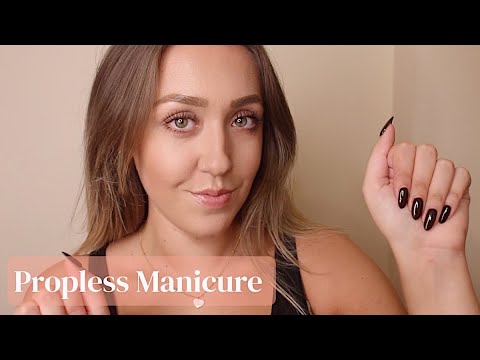 ASMR Propless Manicure Roleplay (Hand Massage/Filing/Painting Nails)