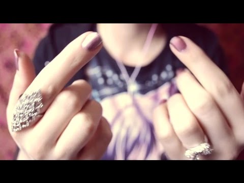 ASMR Finger Flicking Rubbing Tapping . Whispering . Hand Movements