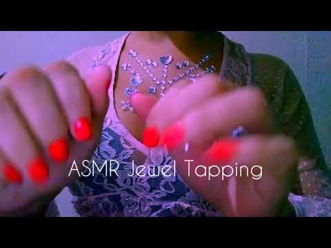 ⭐ ASMR Jewel Tapping and Scratching No talking