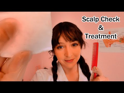 ⭐ASMR Scalp Check, Doctor Roleplay (Binaural, Layered Sounds)