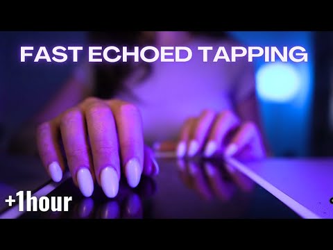 FAST ECHOED TAPPING For The Best Sleep, Studying, Working ASMR