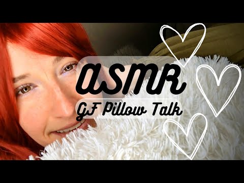 ASMR | Pillow Talk in Bed (girlfriend roleplay) 😘