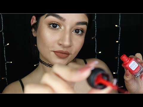 ASMR Doing Your Nails Roleplay ♡