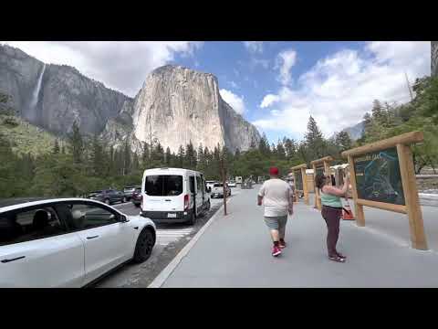Non-Asmr| Quick road trip to Yosemite National Park 🌳🌲- Yosemite Waterfalls 😍