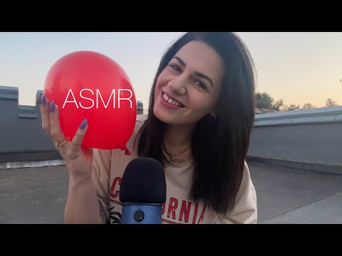 ASMR | Balloon Triggers! ☀️🎈 (Smoking, Popping, Blowing & Whispering)