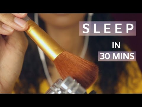 ASMR Assorted Triggers | Sleep in 30 Minutes | Tapping, Brushing, Crinkles | (No Talking)