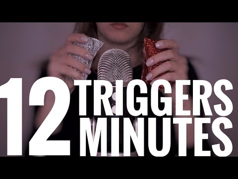 ASMR 12 TRIGGERS IN 12 MINUTES | 12 ТРИГГЕРОВ ЗА 12 МИНУТ АСМР