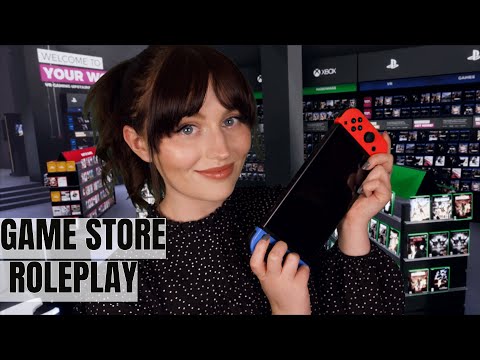[ASMR] Game Store Roleplay | NINTENDO SWITCH