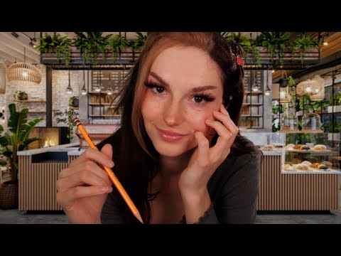 ASMR Girl Who's Obsessed With You Study Date | Personal Attention, Page Flipping, Writing Sounds
