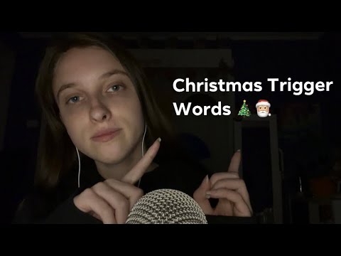 ASMR - Christmas Trigger Words + Slight Rambling 🎄