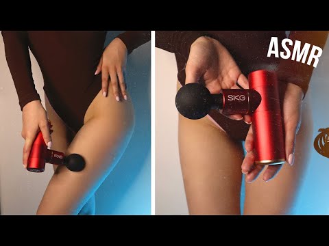 ASMR healthy feet massage after the gym & body triggers