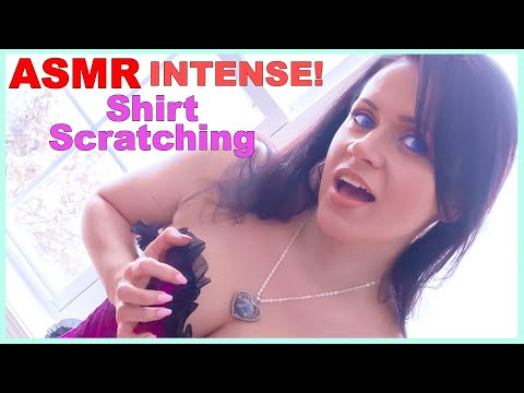 ASMR Scratching With Long Nails and Soft Whispering - With Anna