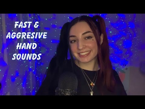 ASMR | Fast & Aggressive Hand Sounds ♡