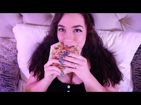 Taco Bell ALL Over ME! ♡ ASMR [Silly, Crunchwrap, Mukbang, Eating Sounds]