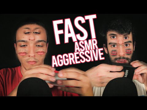 FAST AND AGGRESSIVE ASMR IN 2 MINUTES (NO TALKING)