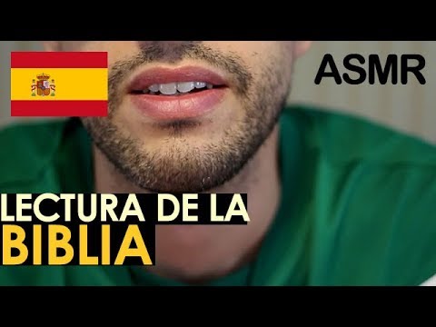 ASMR lectura de la Bíblia en Español