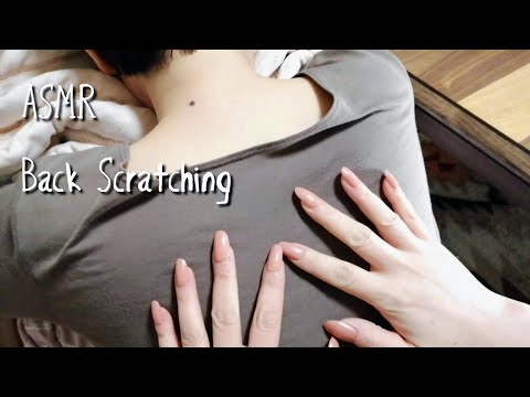 Back Scratching - Long Nails - asmr NEKOCAT - Back Massage