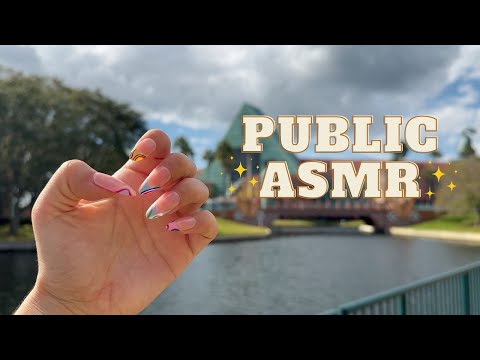 ASMR Walking Around Disney World 🏰✨ (no talking, tapping, public asmr)