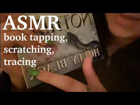 ASMR | Book Tapping, Scratching, Tracing Words, etc.