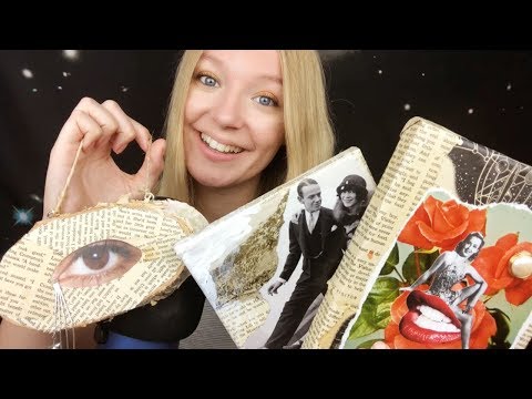 ASMR Canvas Artwork Show and Tell (Whispered)