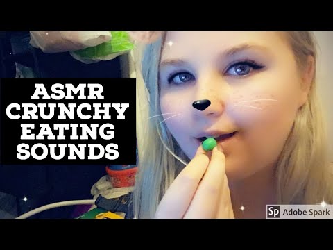 ASMR Crunchy Eating Sounds + Mouth Sounds