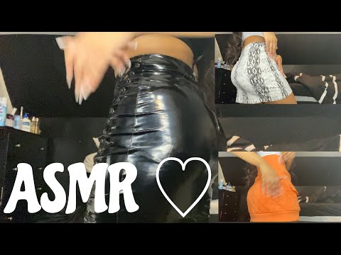 ASMR| Mini Skirt Scratching | Latex Sounds
