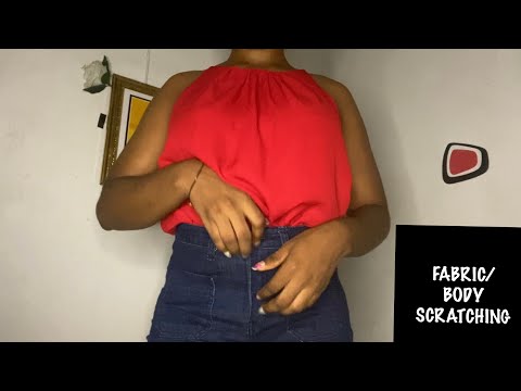 ASMR Intense Fabric Scratching Triggers| Mouth Sounds