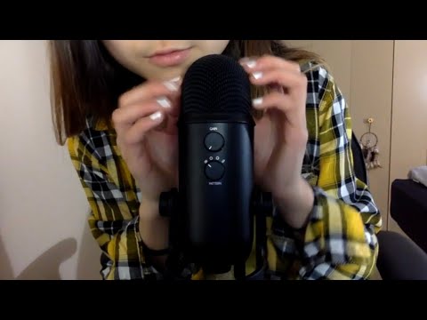 ASMR Tingly Mic Triggers~Mic Tapping, Mouth Sounds & Hand Movements