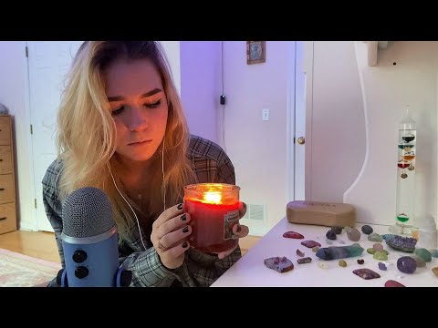 ASMR Meditation & Relaxation Treatment (crystals, essential oils, scalp massage, hair play, candles)