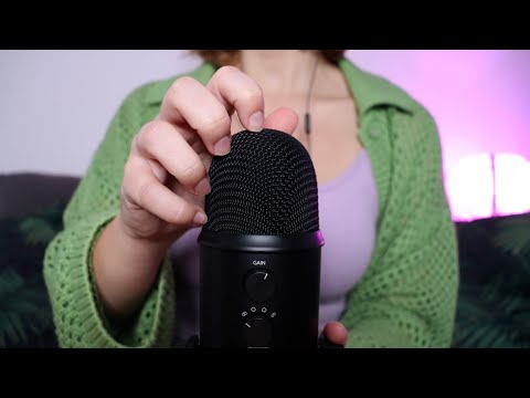 ASMR - Bare Microphone Scratching & Rubbing (+ Hand Sounds) [No Talking]