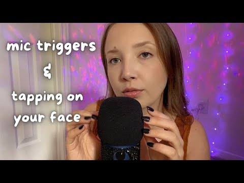 ASMR| The BEST Mic Triggers & Tapping On Your Face (camera tapping) 💕