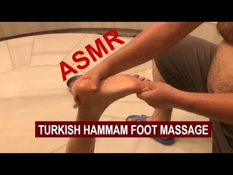 ASMR : turkish bath foot massage = türk hamamında ayak masaj'ı